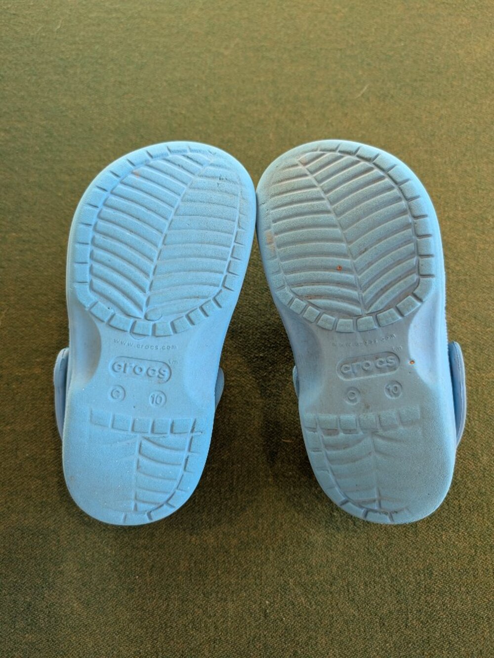 CROCS Aqua Blue/Elite Blue Kid's Size 10 💙 - Picture 8 of 9